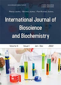 International Journal of Bioscience and Biochemistry Cover Page